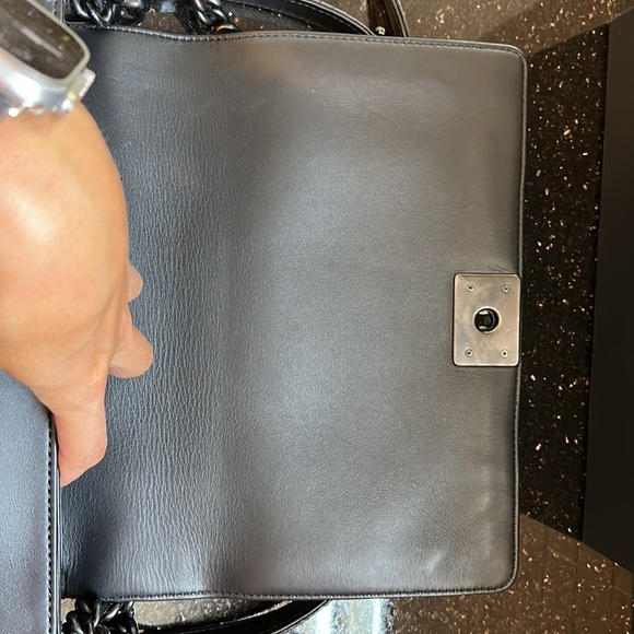 Chanel Boy SO Black Python bag - Picture 8 of 15